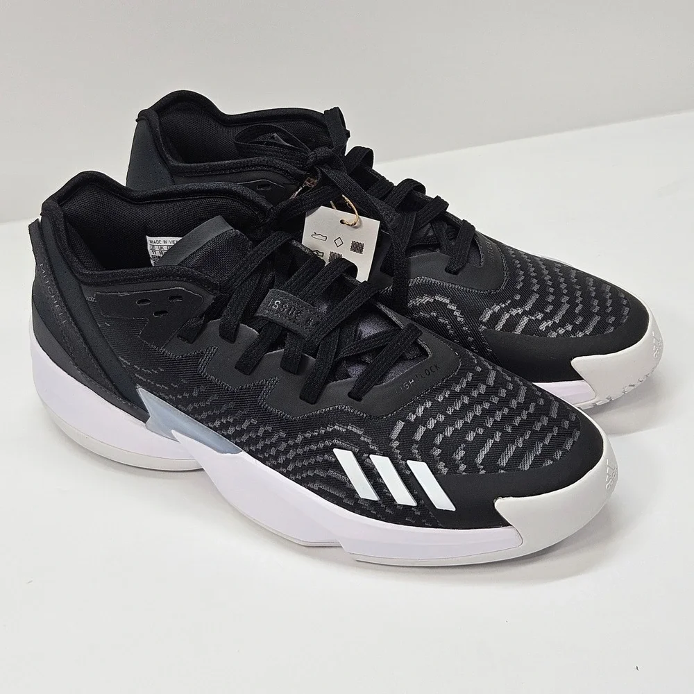 Adidas D.O.N. Issue 4 Basketball Shoes Men's‎ Size 11 Black White GY6505